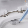 Silikon-Toilettenbürste mit flexiblem Kopf