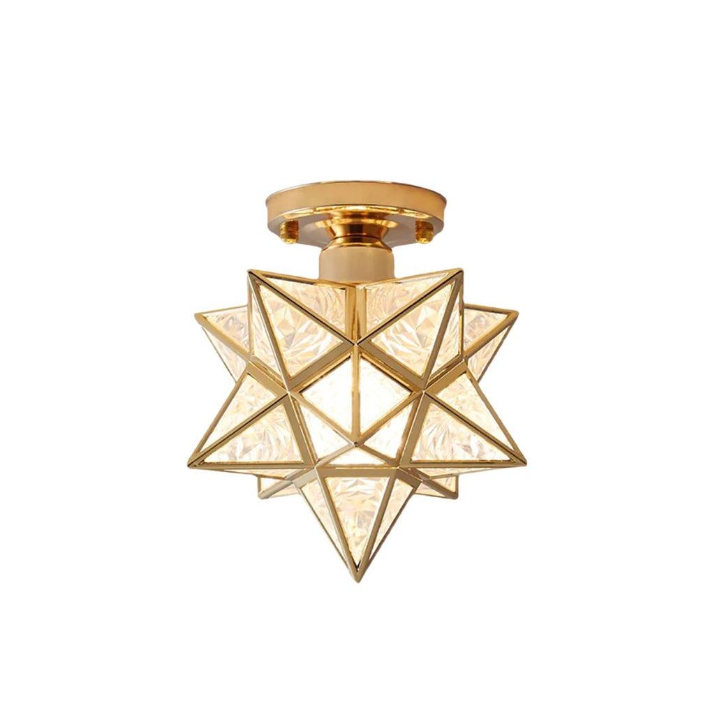 Geometric Star Ceiling Light