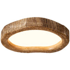 Loftslampe med struktureret trælook