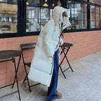 Women’s Quilted Hooded Longline Coat