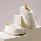 Plush-Lined Slip-On Slippers
