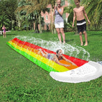 SplashRush regnbuefarvet vandrutsjebane til haven