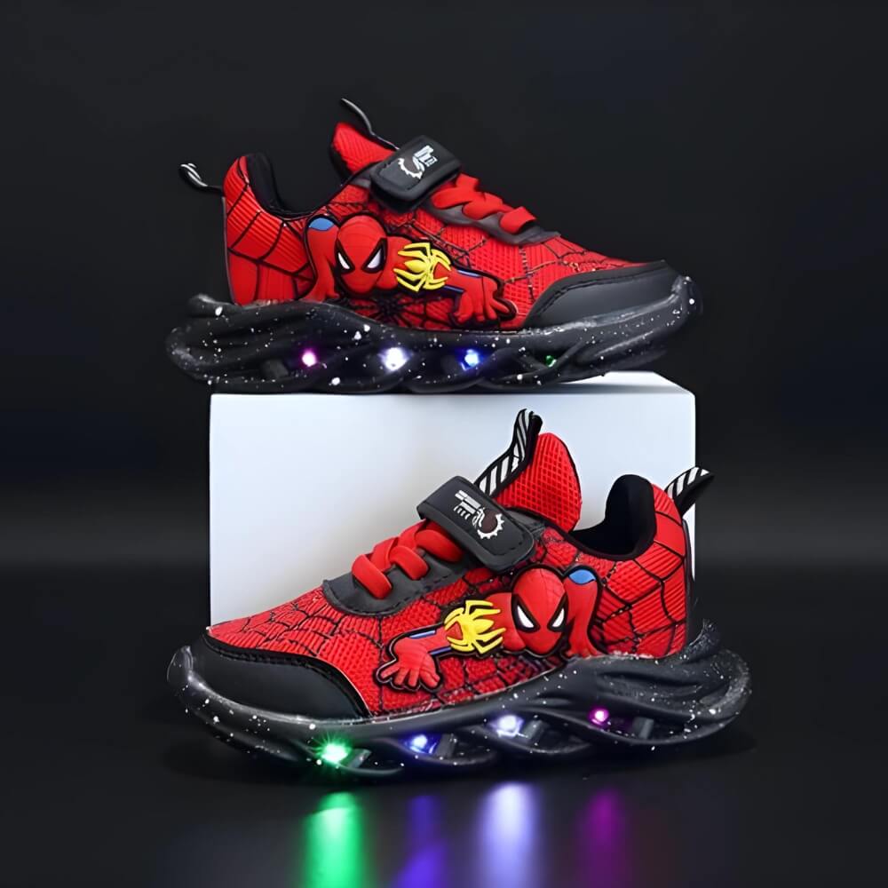 Children's Spider-Man LED Light-Up Trainers