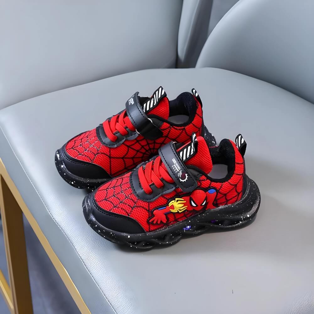 Children's Spider-Man LED Light-Up Trainers