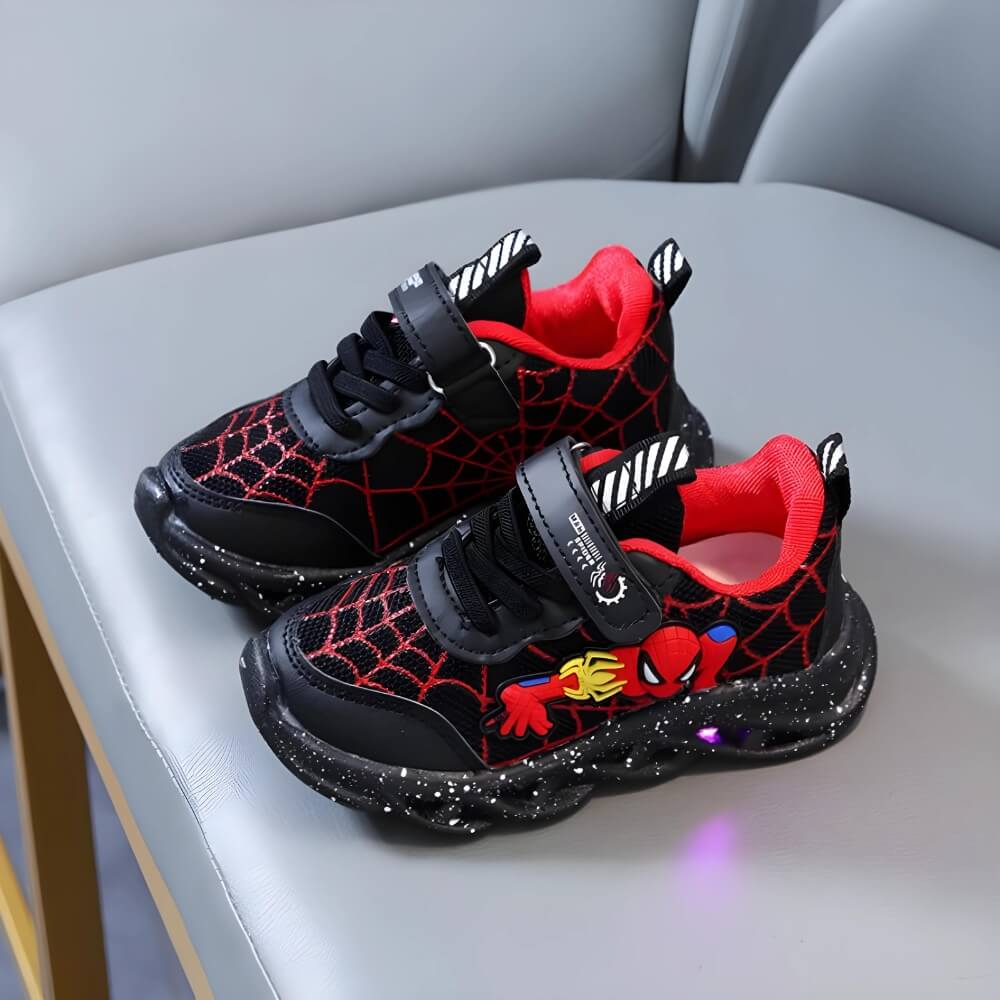 Children's Spider-Man LED Light-Up Trainers