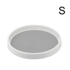 Rotating Round Kitchen Storage Tray for Condiments and Seasonings