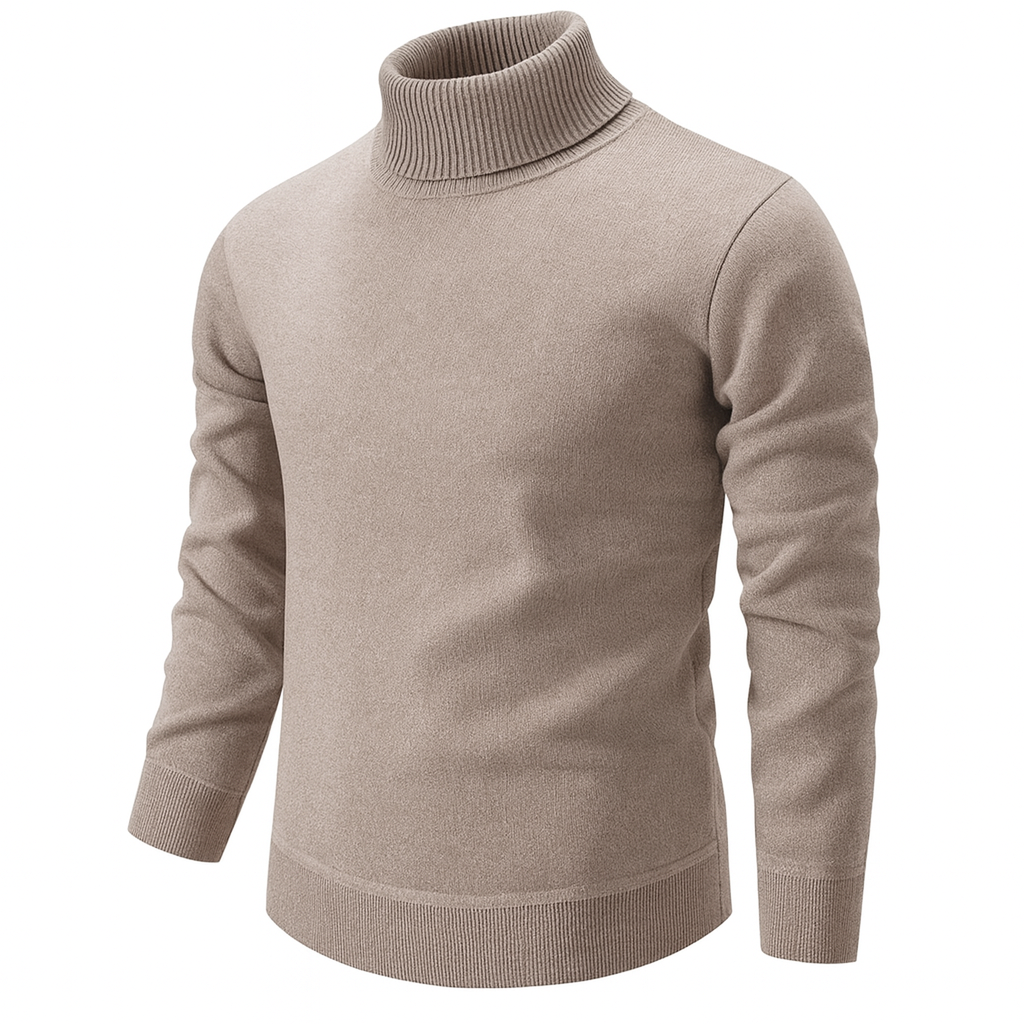 Men’s Classic Turtleneck Pullover Sweater