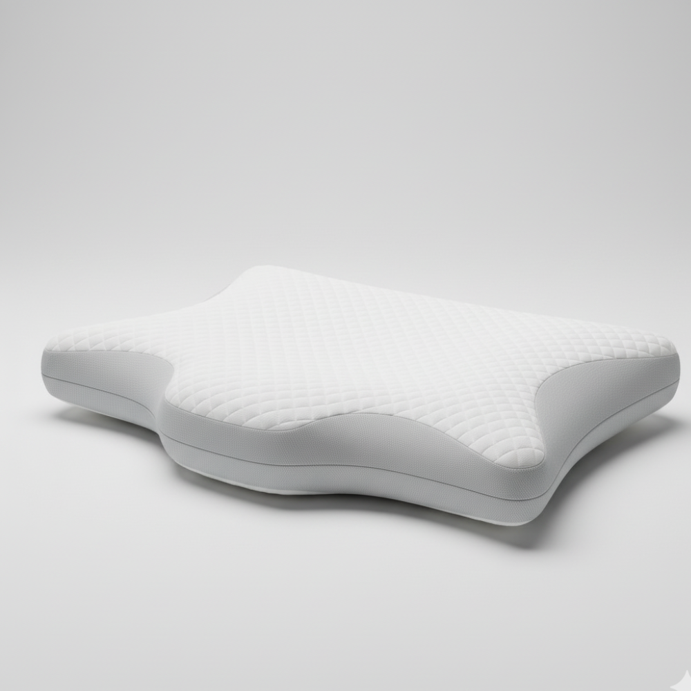 Almohada ergonómica de soporte cervical contorneado