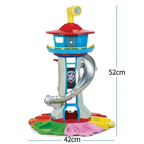 Children's Rescue Tower Playset with Vehicle Slide
