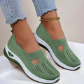 Atmungsaktive Strick-Slipper für Damen