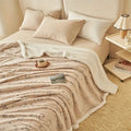 Reversible Sherpa Fleece Blanket
