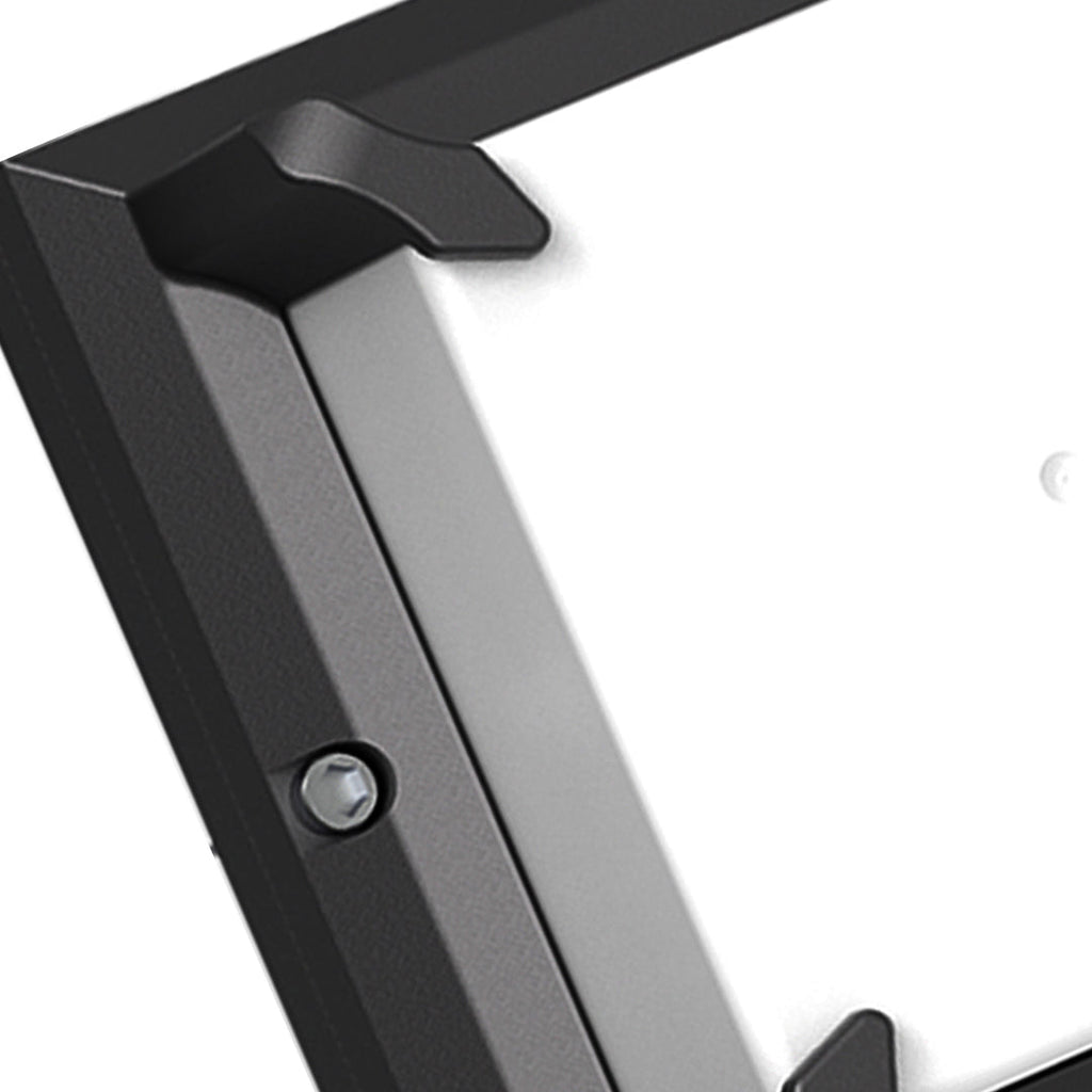 Lampada da parete quadrata nera a LED per esterni IP65