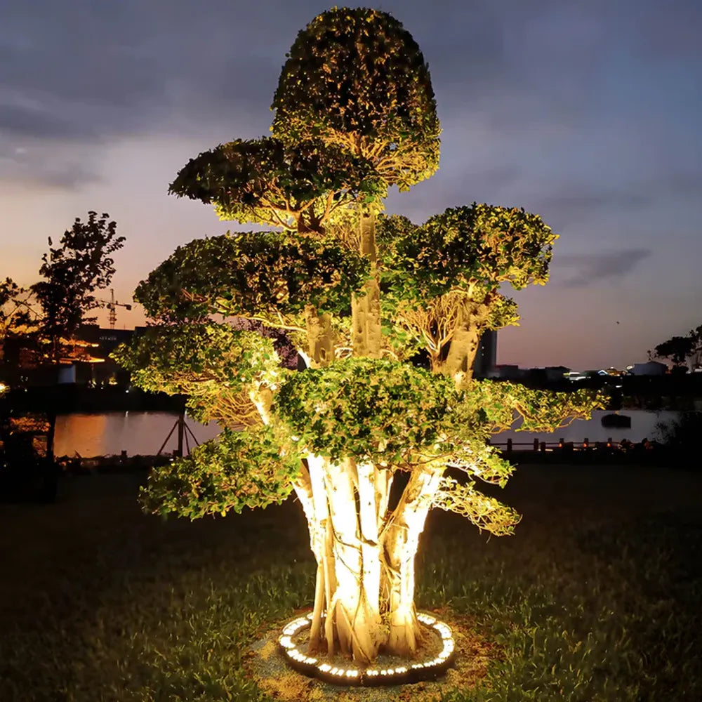 Foco LED de jardín para iluminar árboles