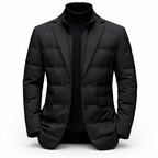 Men’s Quilted Notch Lapel Blazer