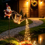 Skulpturale Christbaumschmuck-Präsentation