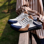 Zapatillas deportivas de malla sin cordones para hombre