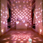 LED-lampa med hjärtprojektion