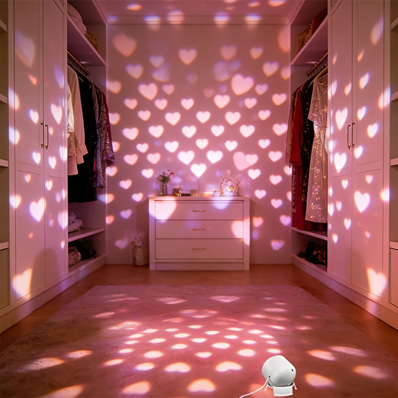 Heart Projection LED Lamp