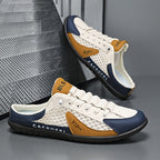 Zapatillas deportivas de malla sin cordones para hombre