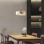 Retro Tinted Glass LED Pendant Light