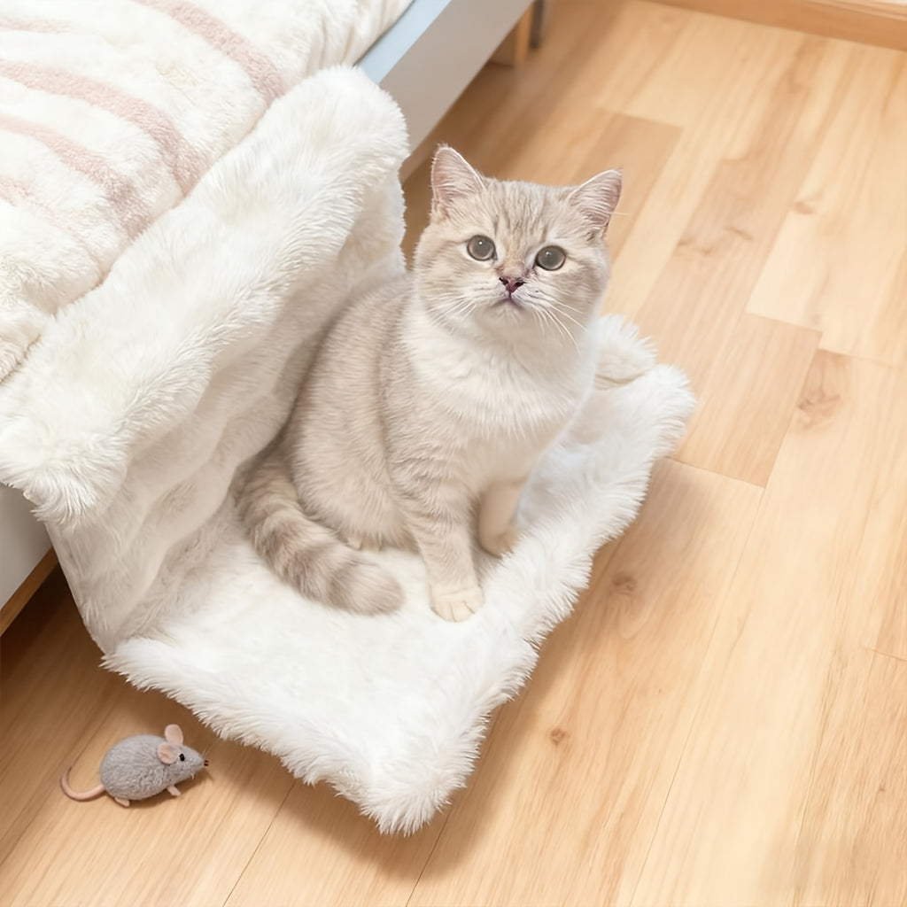 Hanging Plush Cat Bed