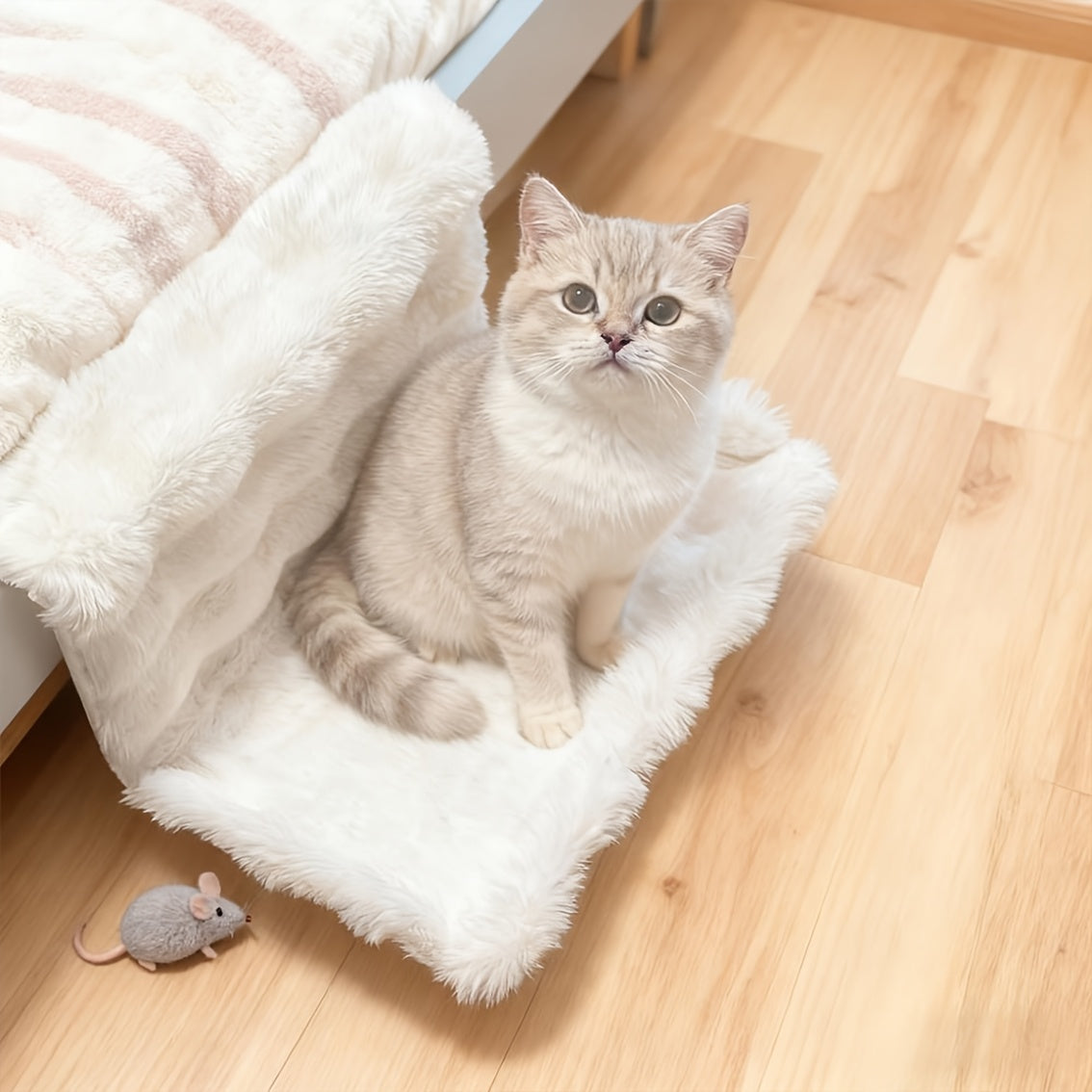 Hanging Plush Cat Bed