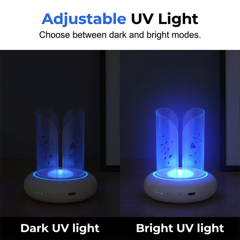 360° insektsfälla med UV-ljus och RGB-stämningsbelysning