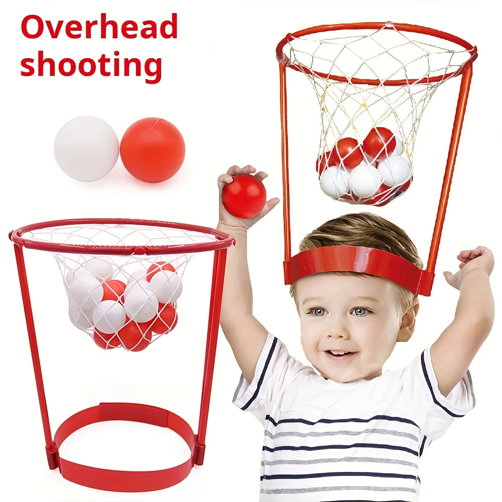 Basketkastningsspel med huvudmonterad utrustning
