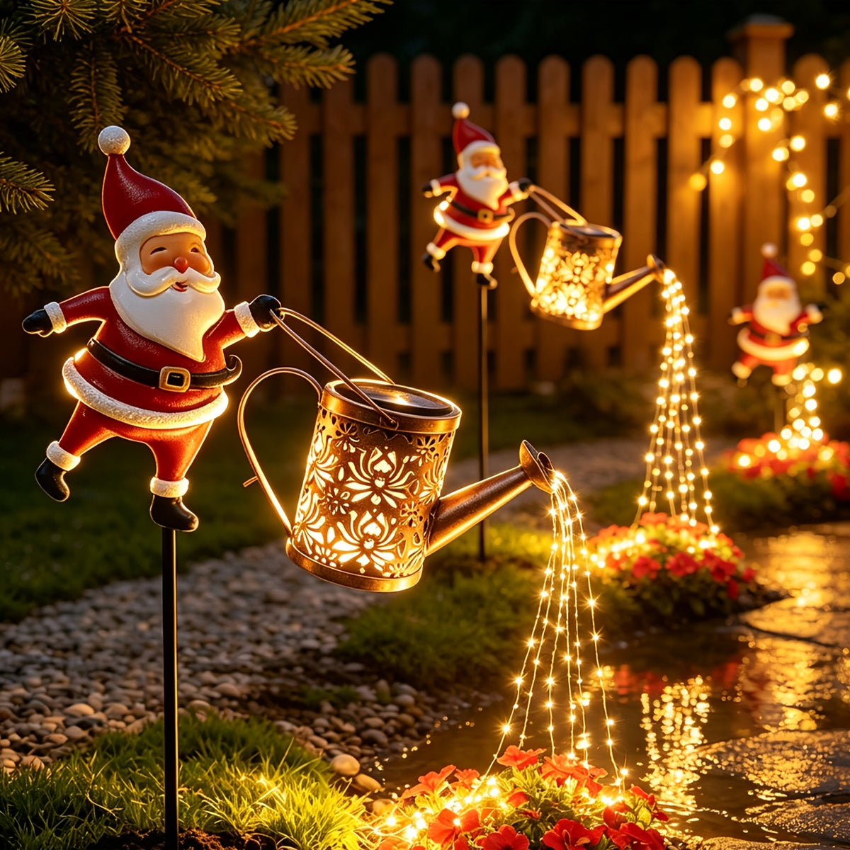 Skulpturale Christbaumschmuck-Präsentation