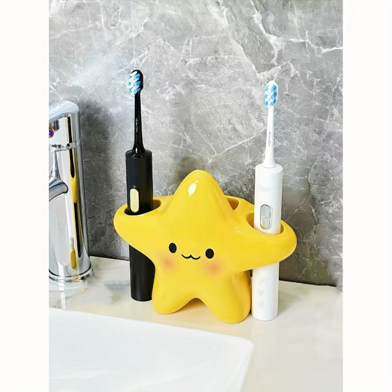 Star-Shaped Electric Toothbrush Holder