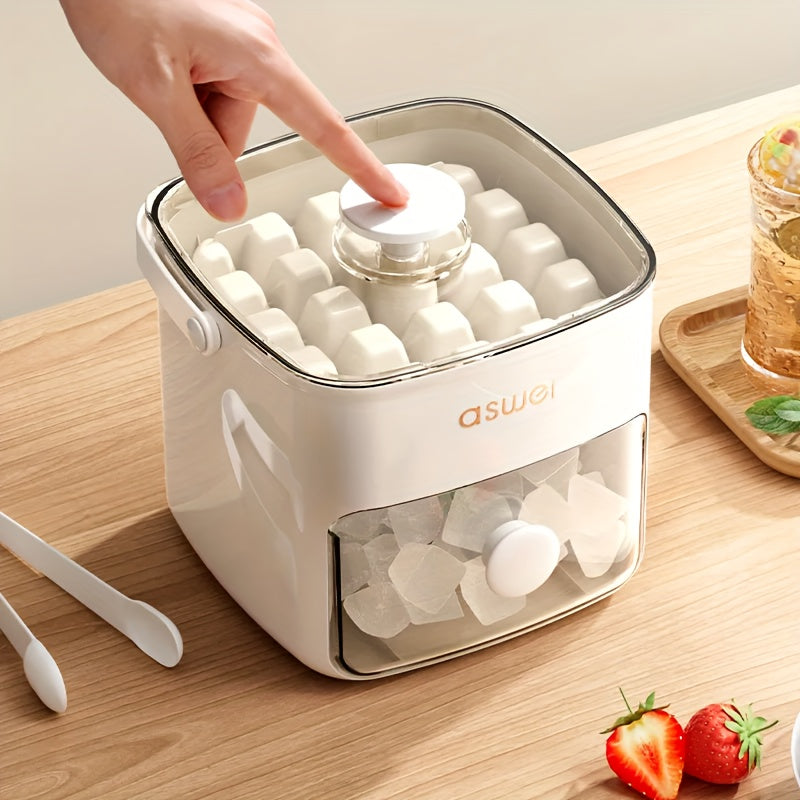 Countertop Ice Cube Machine with Removable Storage Tray