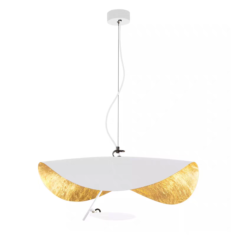 Skulpturel buet LED-pendellampe