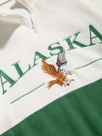 Sudadera polar de hombre con cremallera de un cuarto