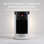 Enfriador de aire portátil con refrigeración 5 en 1 y función de nebulización