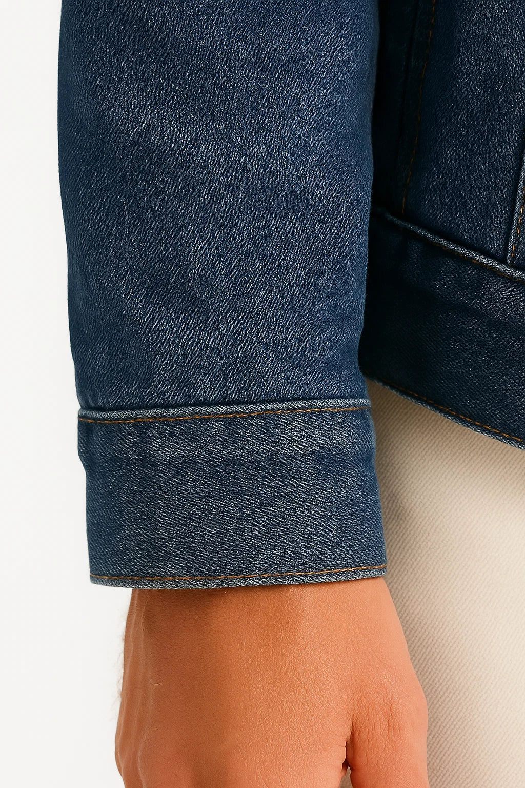 Men’s Sherpa Collar Denim Jacket