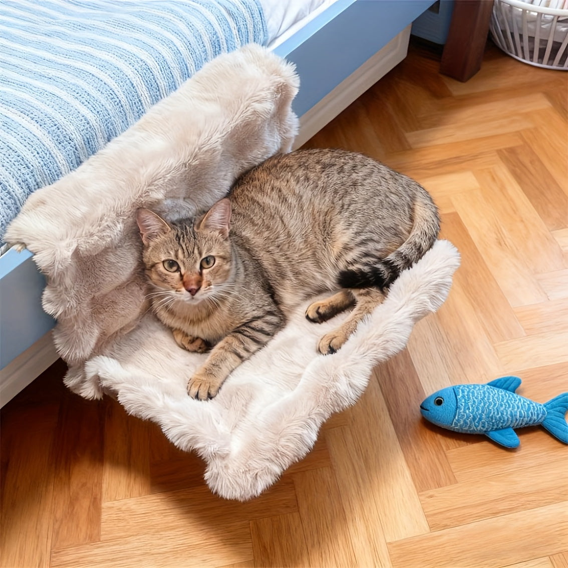 Hanging Plush Cat Bed