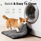 Self-Warming Plush Pet Mat