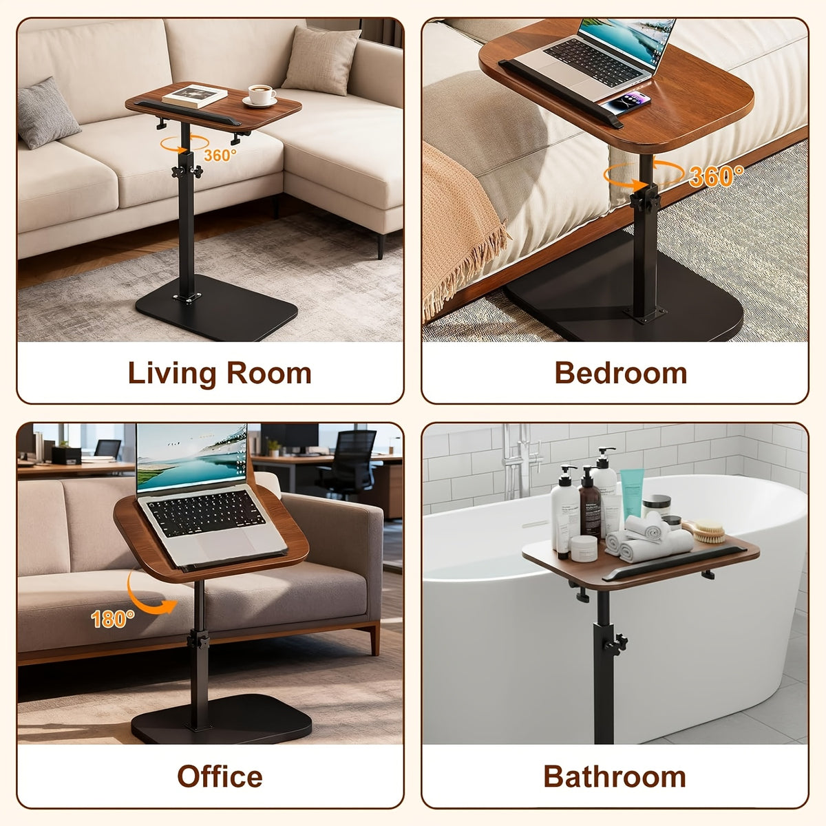Adjustable Bedside Laptop Table