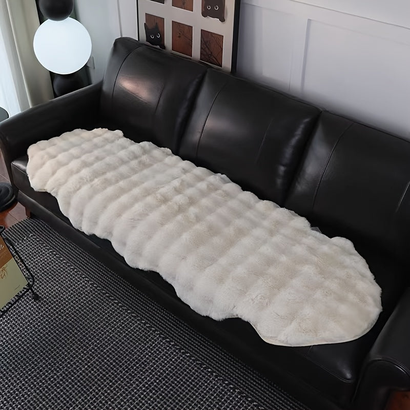 Alfombra de noche de felpa con forma de nube