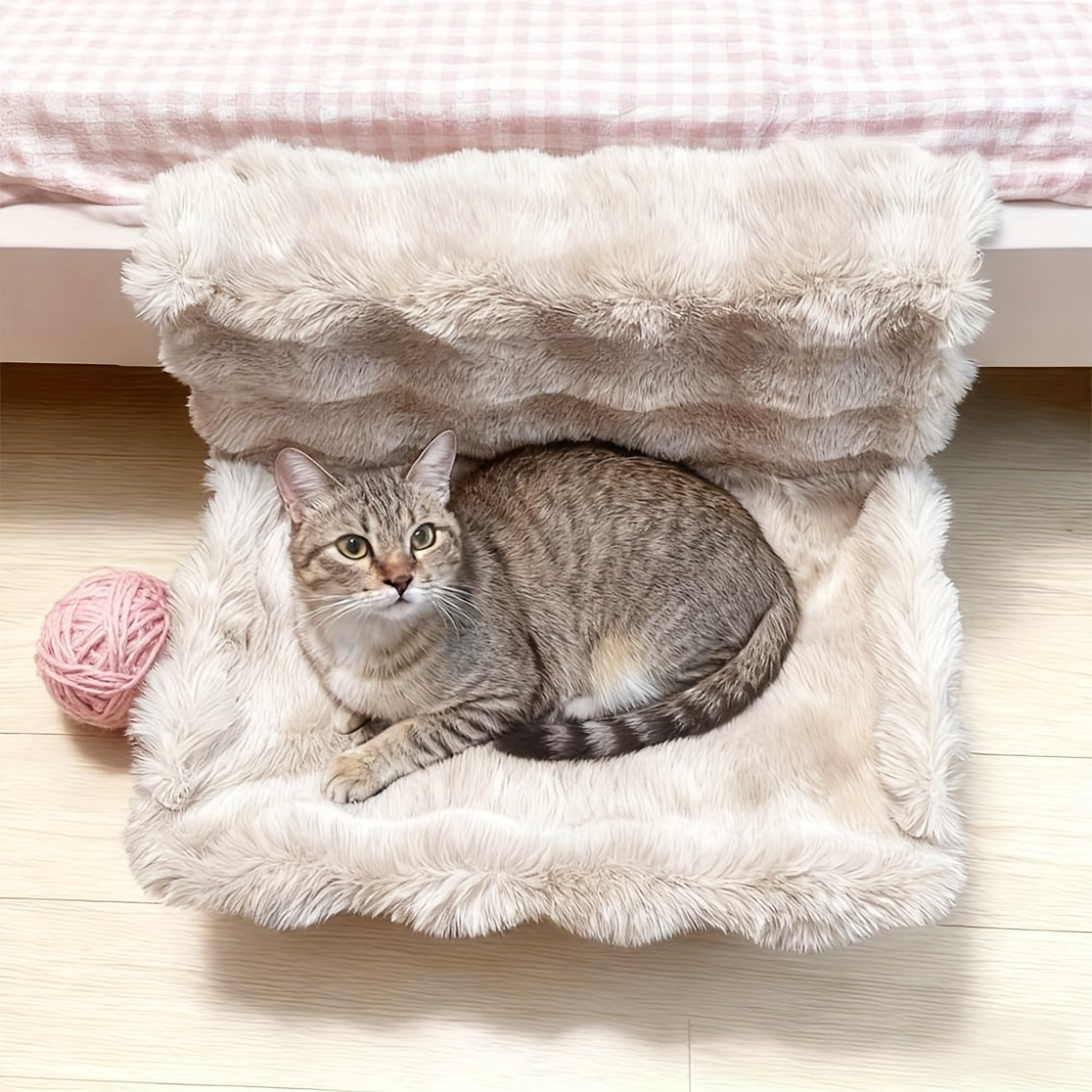 Hanging Plush Cat Bed