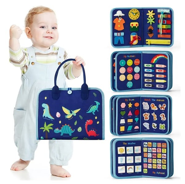 Libro interactivo de actividades Montessori