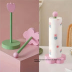 Portarrollos de cocina con diseño de flores