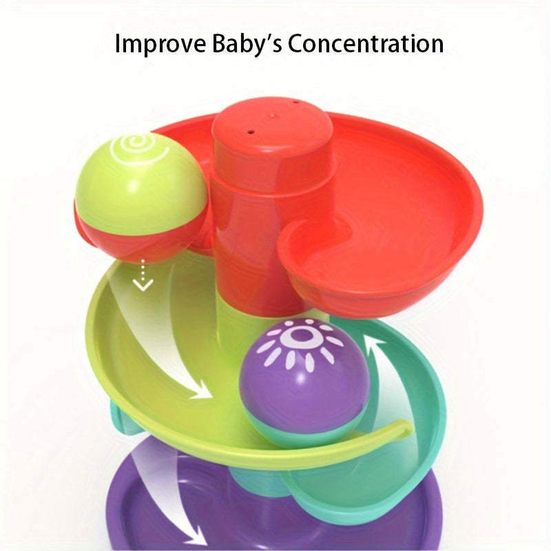 Spiral Ball Track Activity Toy