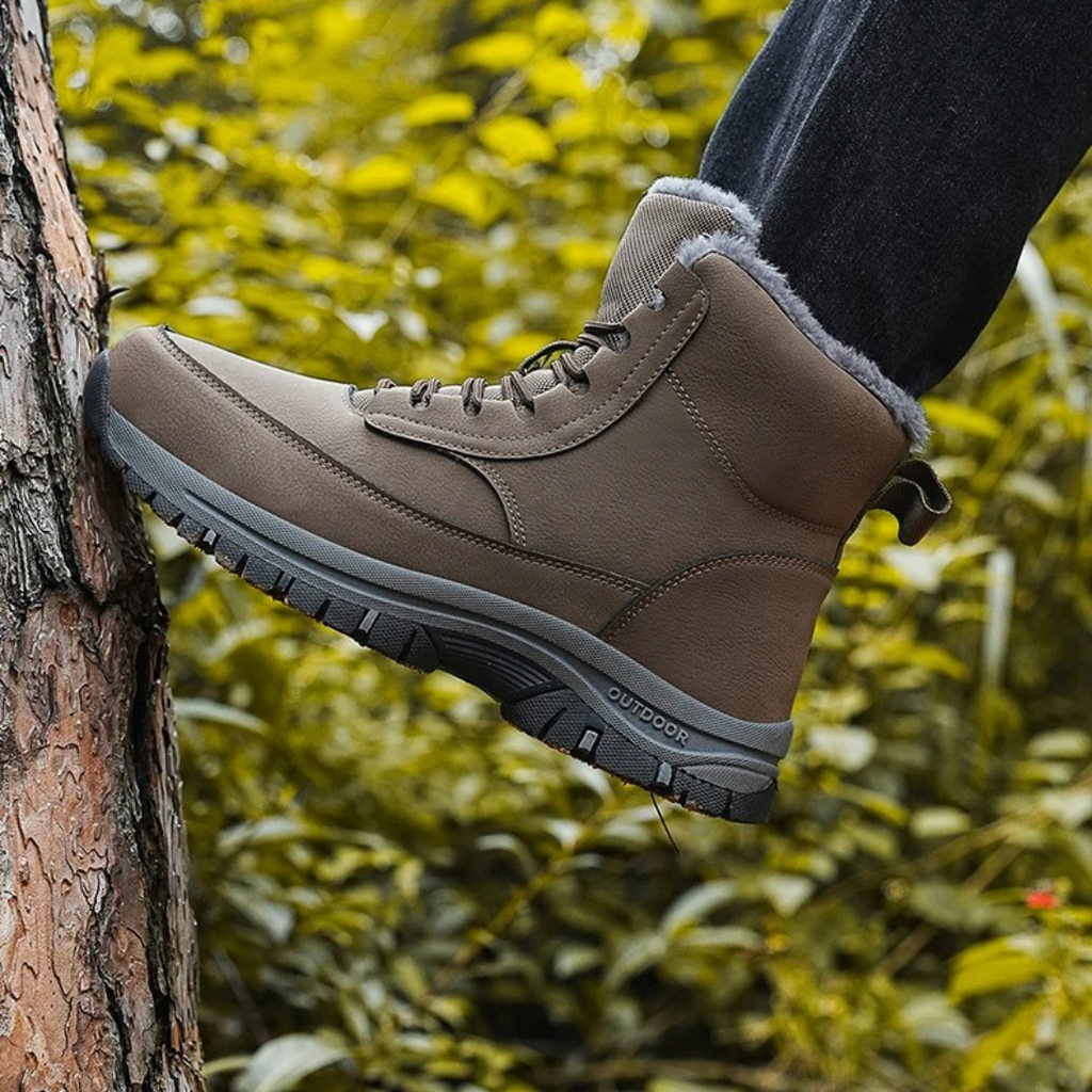 Lace-Up Mid-Top Outdoor Boots