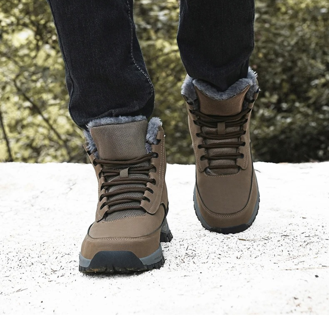 Lace-Up Mid-Top Outdoor Boots