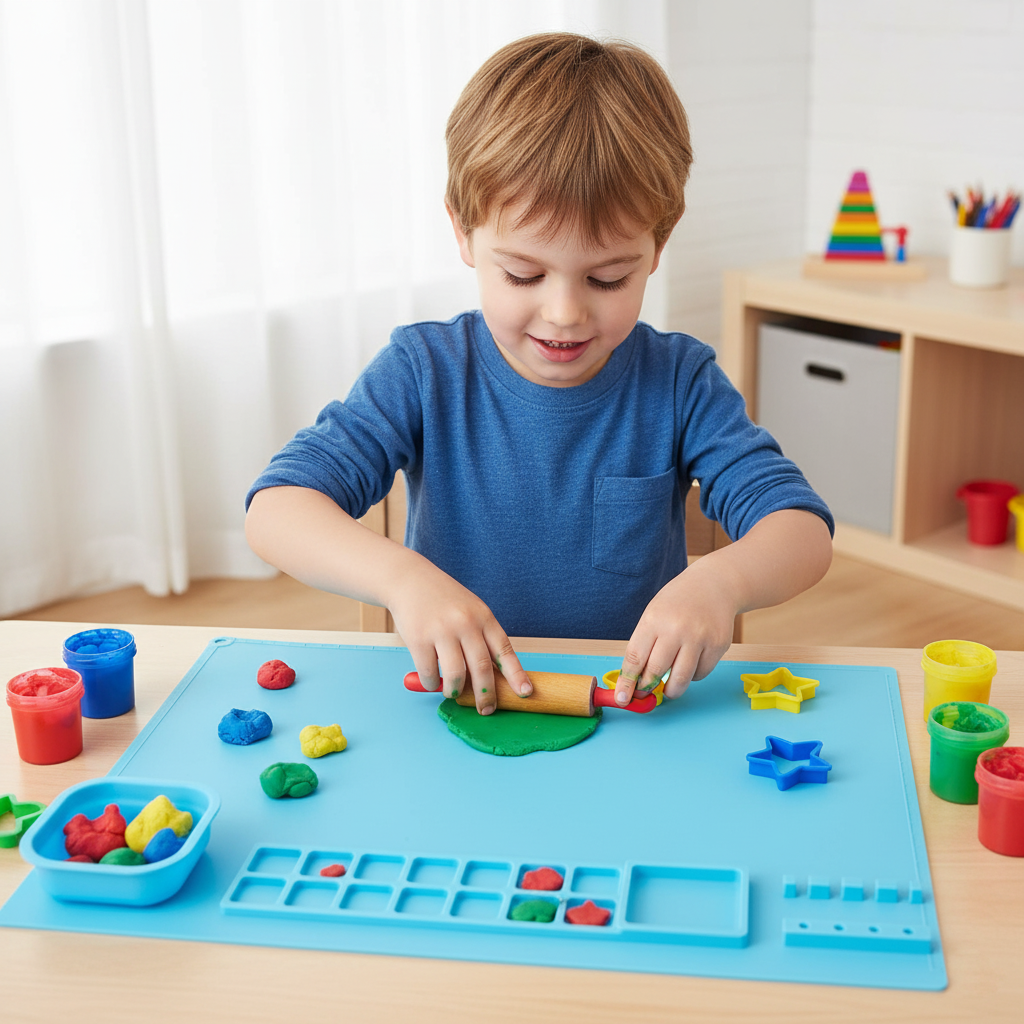 Set creativo per dipingere con tappetino in silicone