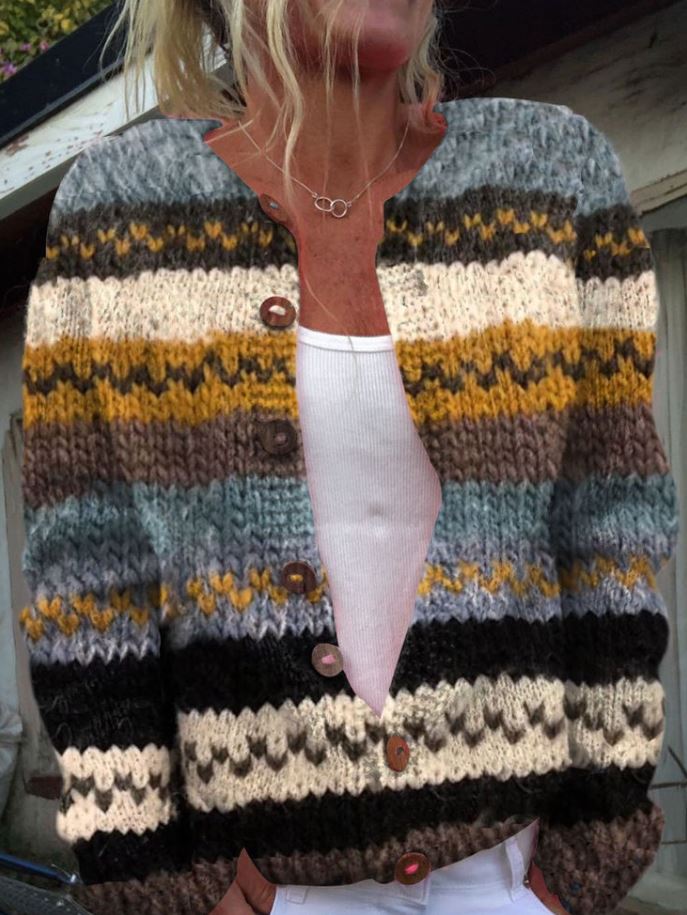 Women’s Fair Isle Button Cardigan