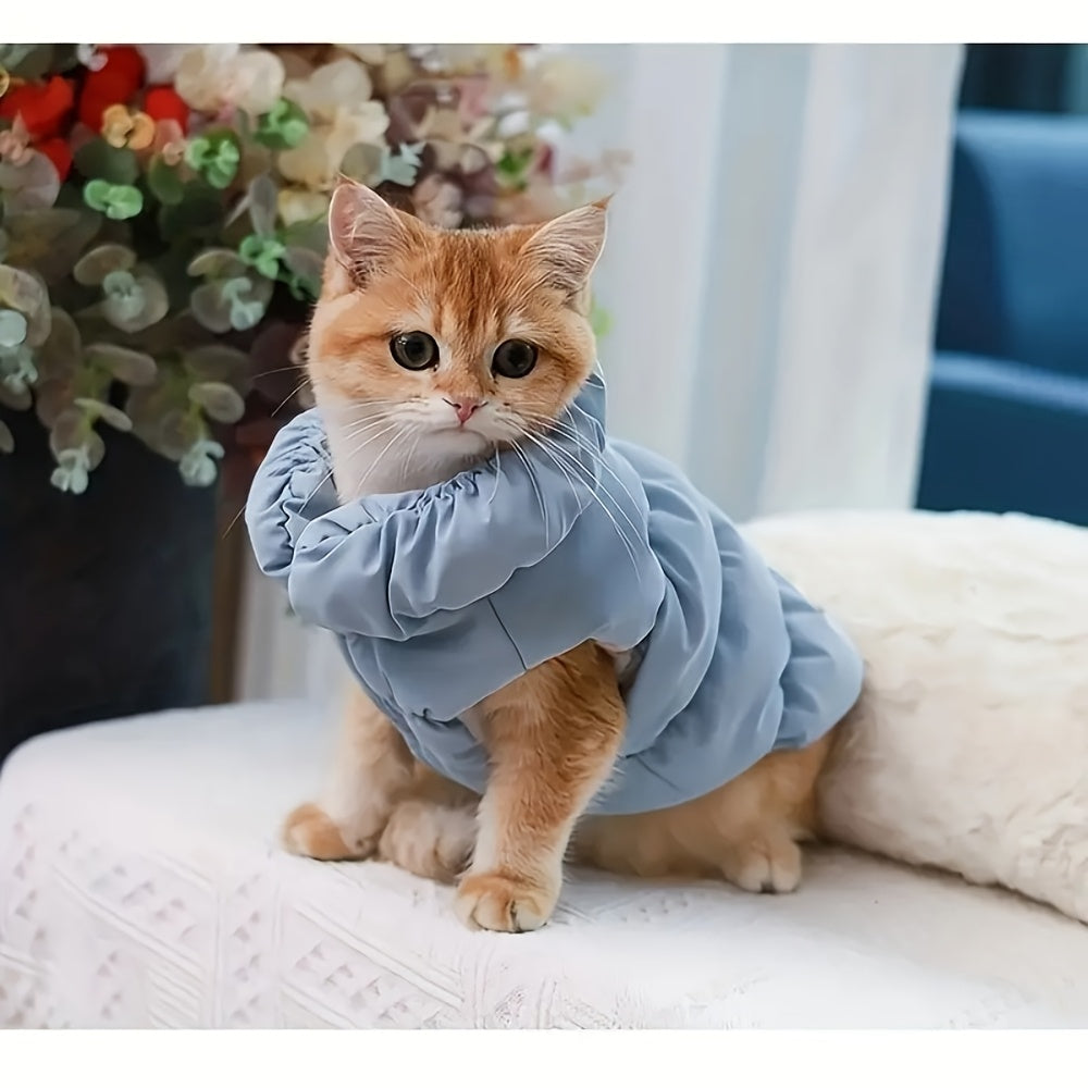 Padded Cat Jacket with Hood