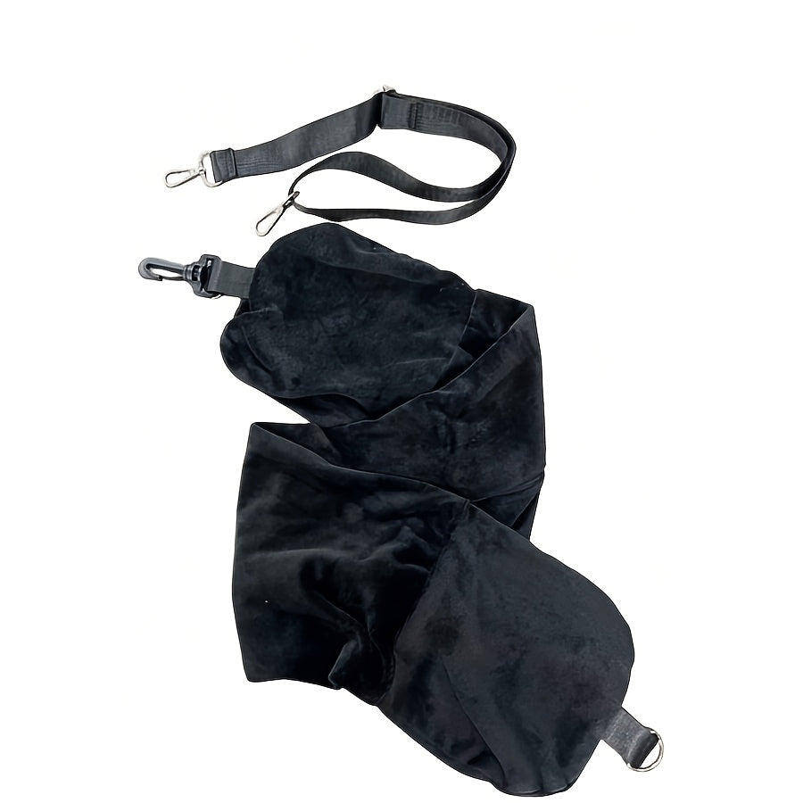 Almohada de viaje cervical ponible con almacenamiento