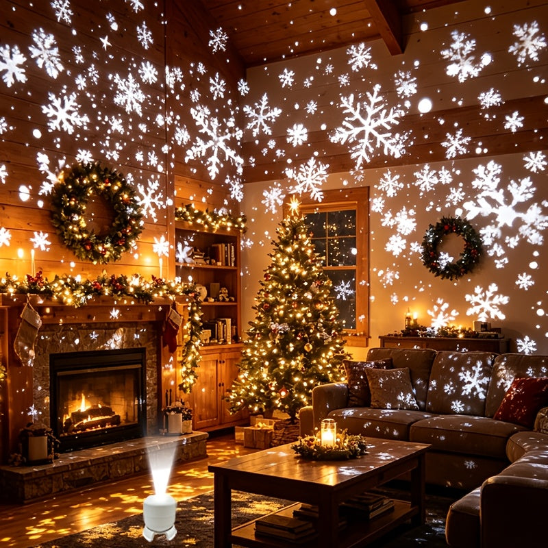 Christmas Snowflake Projection Light